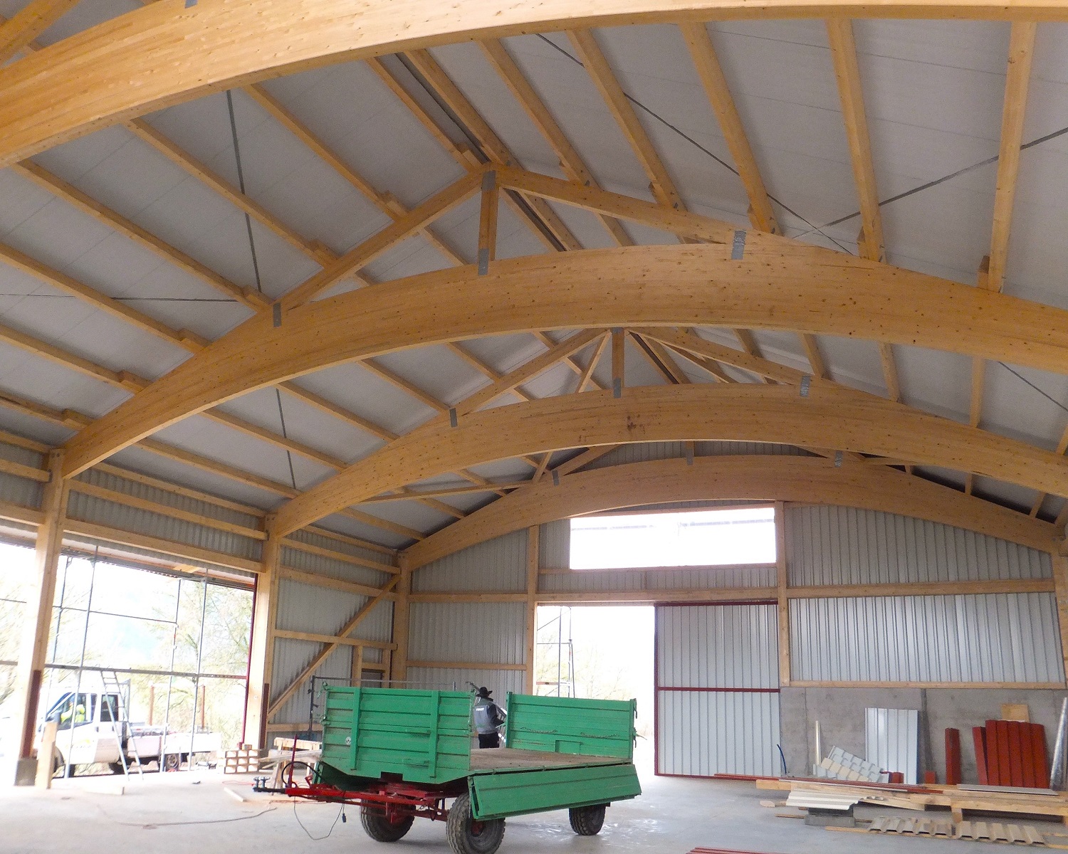 Landwirtschaftliche Maschinenhalle in Biberbach